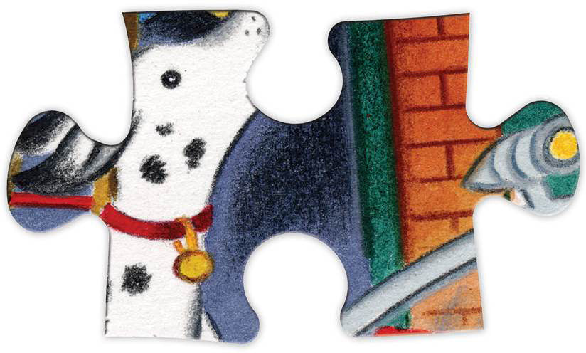 Fire Truck Dog 20 Piece Puzzle