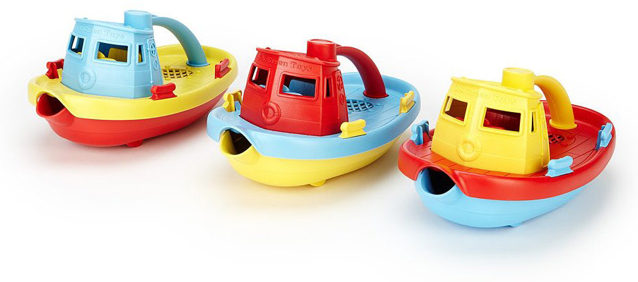 Green Toys Tug Boat Red - CB2