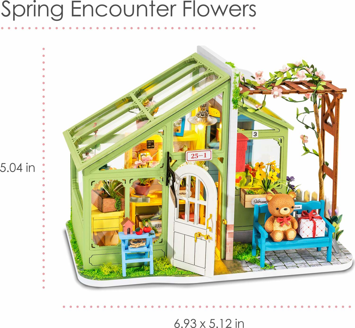 DIY Miniature Store Kit - Spring Encounter Flowers