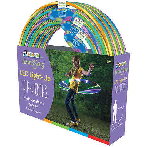 LED Light up Hip- Hoops  (assorted sizes)