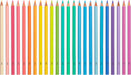 Pastel Hues Colored Pencils Set Of 24