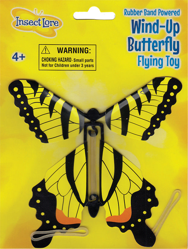 Wind-Up Butterfly Flying Toy - Swallowtail