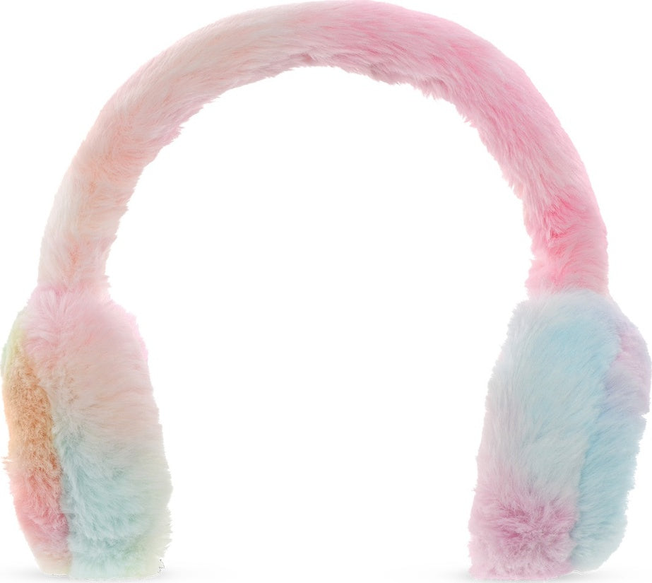 Tie Dye Furry Wireless Headphones