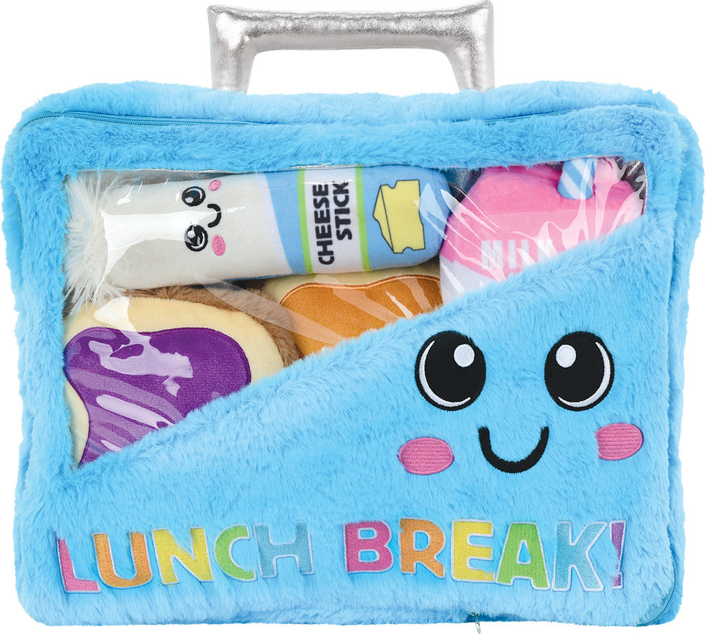 Lunch Break Packaging Fleece Plush