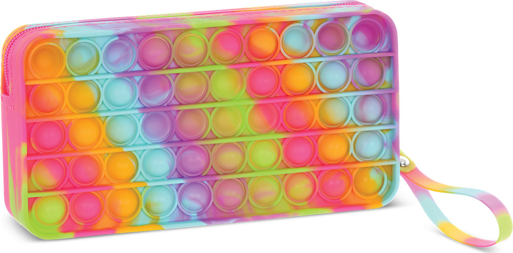 Rainbow Tie Dye Popper Pencil Case