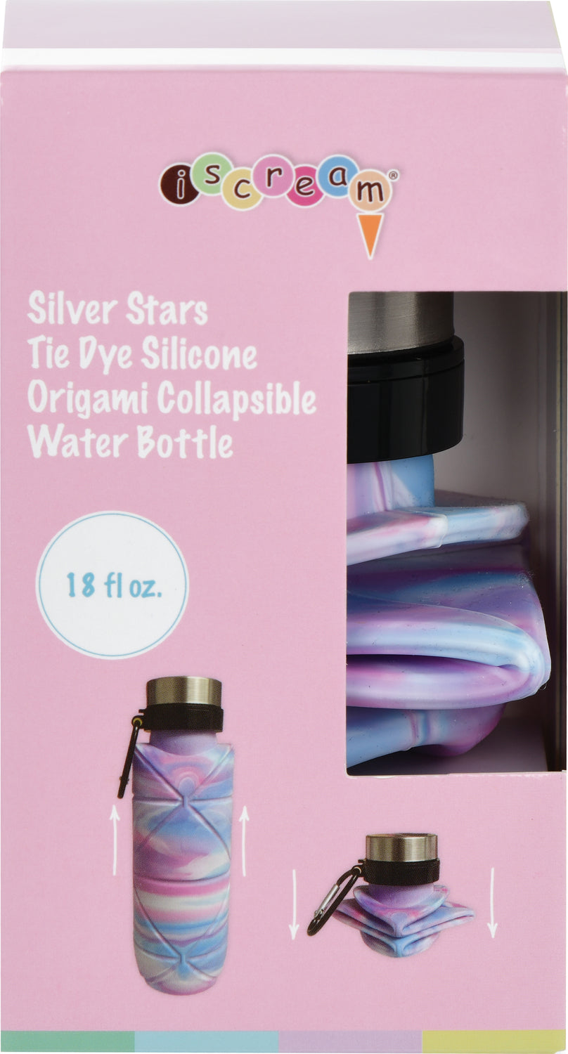 Silver Star Origami Water Bott