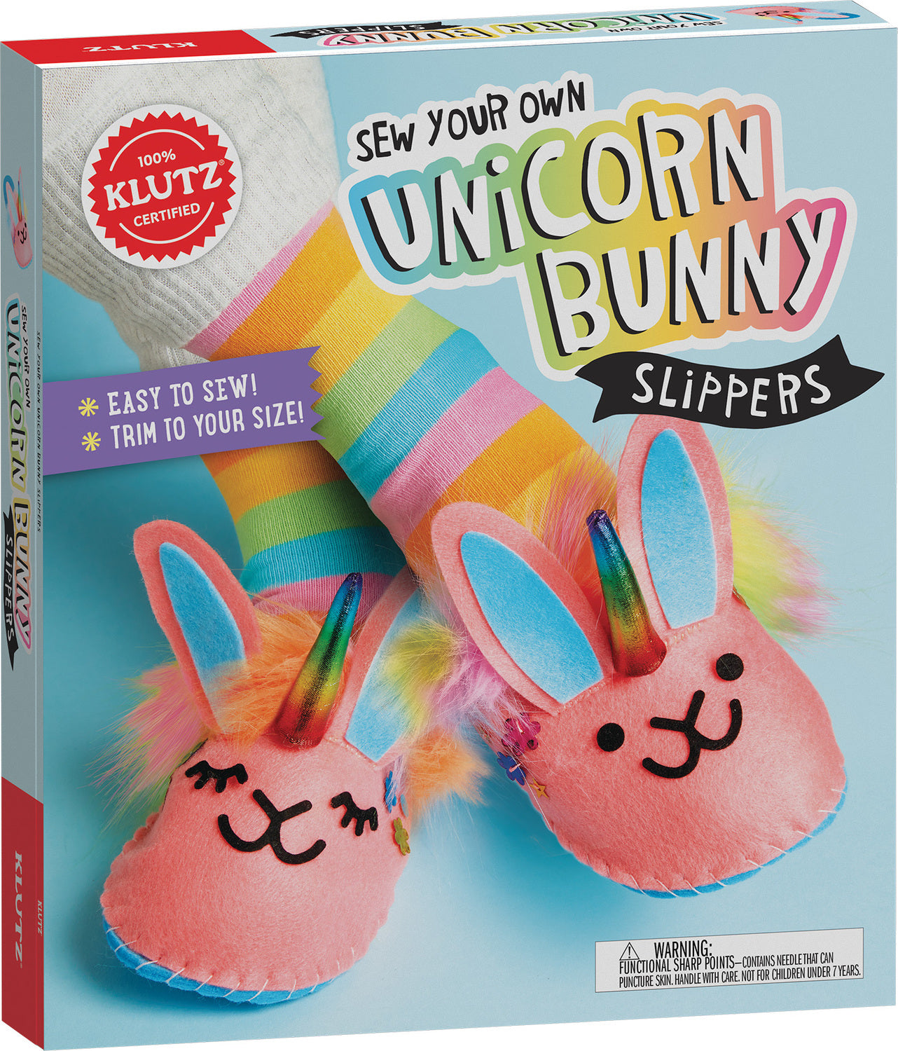 Sew Your Own Unicorn Bunny Slippers