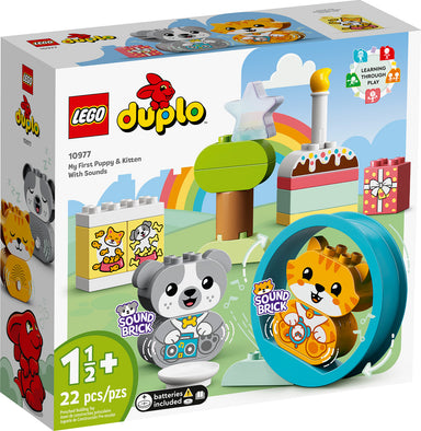 LEGO® DUPLO® My First Puppy & Kitten With Sounds