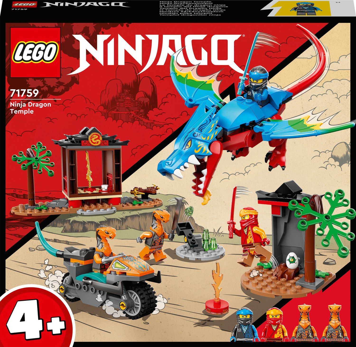 LEGO® NINJAGO Ninja Dragon Temple Building Set