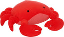 Crabby Abby Velveteen Sea Life Toy Crab Stuffed Animal, 12"