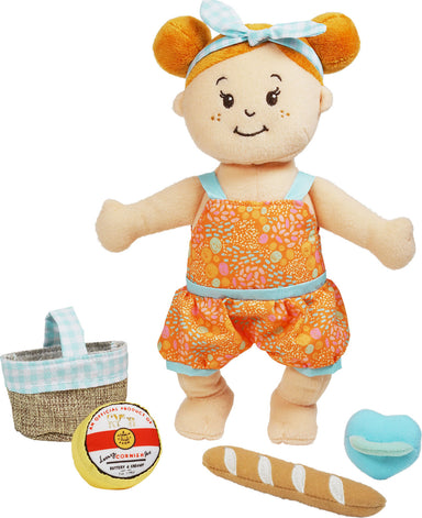 Wee Baby Stella Peach Al Fresco 12" Soft Baby Doll Set 12 Months and Up