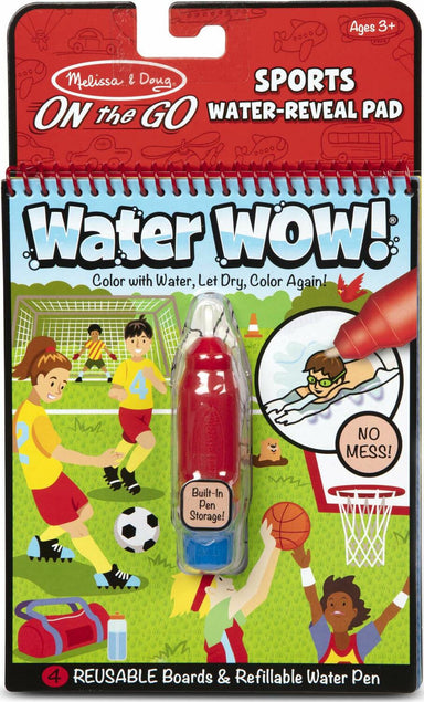 Water Wow! Sports Water-Reveal Pad - On the Go Travel Activity