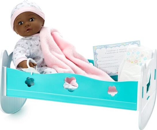 Adoption Day Girl Boy/Dark Skin Tone/Brown Eyes (14" doll)