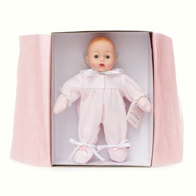 Pink Check Huggums® Light Skin Tone (12" doll)