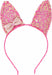 Bella Bunny Sequin Covered Wired Ears Headband