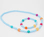 Sparkling beads necklace & bracelet set