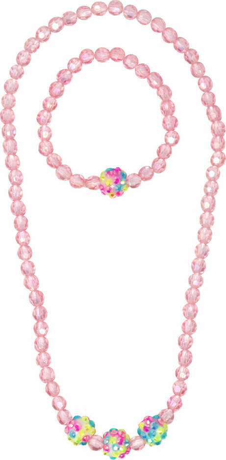 Bubble Gum Necklace & Bracelet Set