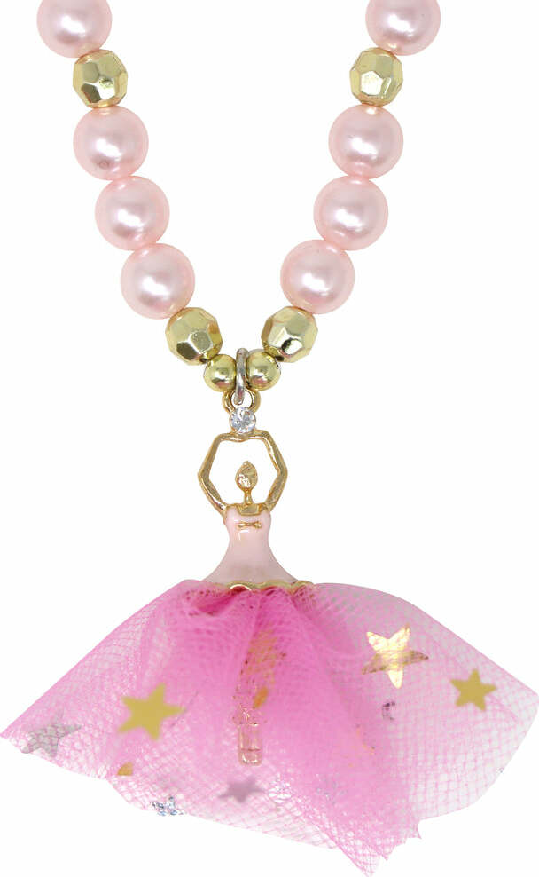 Ballerina Charm Necklace & Bracelet Set