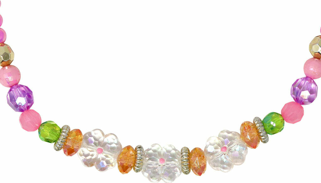 Pixie Fantasy Flower Stretch Beaded Necklace & Bracelet Set