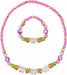 Pixie Fantasy Flower Stretch Beaded Necklace & Bracelet Set