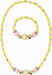 Lemon Delight Stretch Beaded Necklace & Bracelet Set