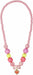 My Lovely Pink Heart Charm Stretch Beaded Necklace