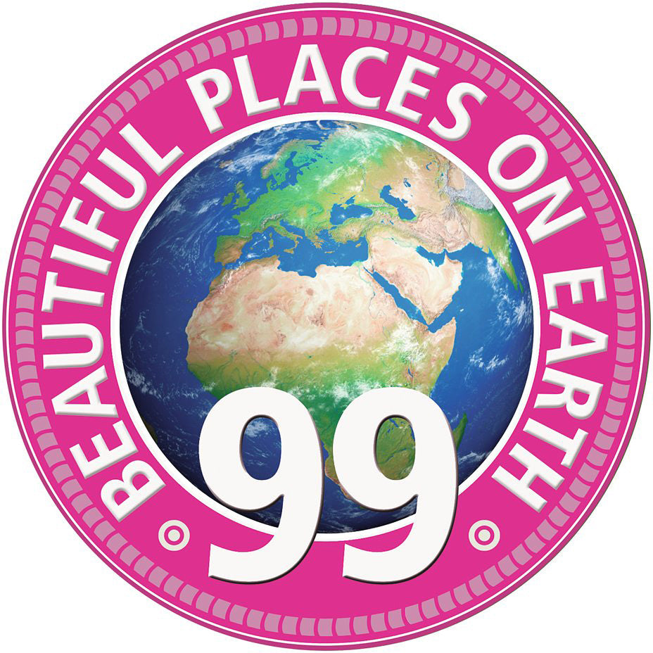 99 Beautiful Places on Earth  (1000 pc Puzzle)