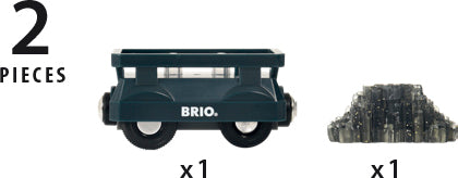 BRIO Light Up Gold Wagon