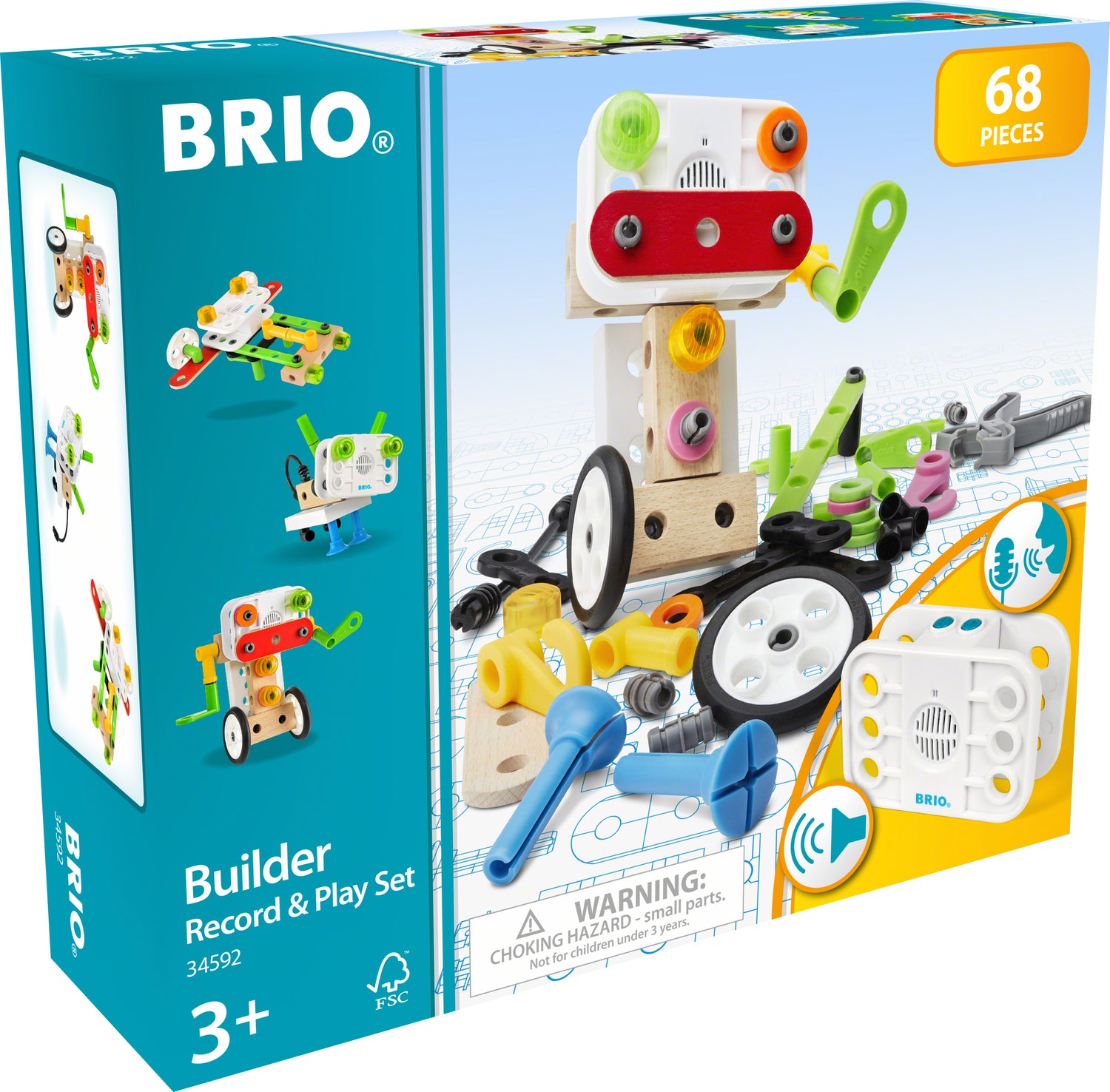 BRIO Builder Record & Play Set