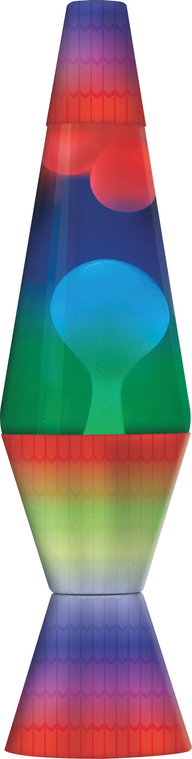 14.5'' LAVA® Lamp Colormax Rainbow-White/Tricolor