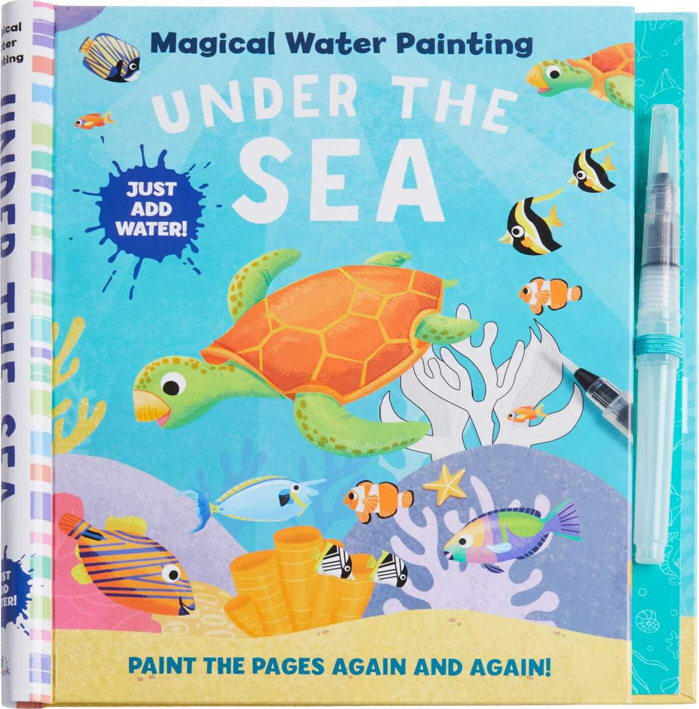 Magical Water Painting: Under the Sea: (Art Activity Book, Books for Family Travel, Kids' Coloring Books, Magic Color and Fade)