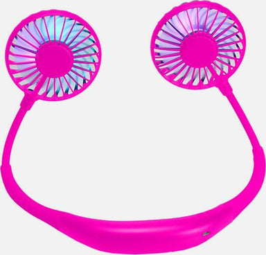 Neck Fan with LED Light Pink