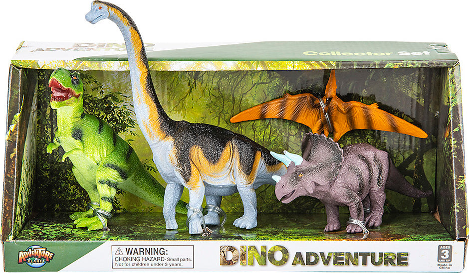 4 Pc Dinosaur Set