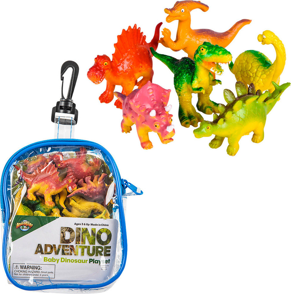 12 Pc Baby Dinosaur Set