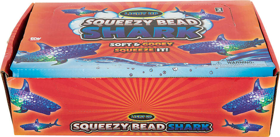 7.5" Light-up Squeezy Bead Shark