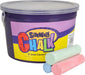 Jumbo Chalk In A Bucket 36 Pc