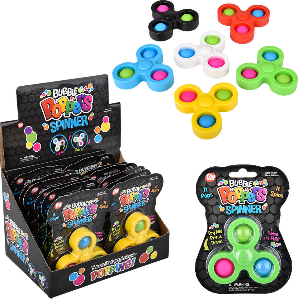 Bubble Popper Spinner 3.33 (assortment - sold individually)