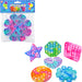 5" Marbleized Bubble Poppers Polybag With Header