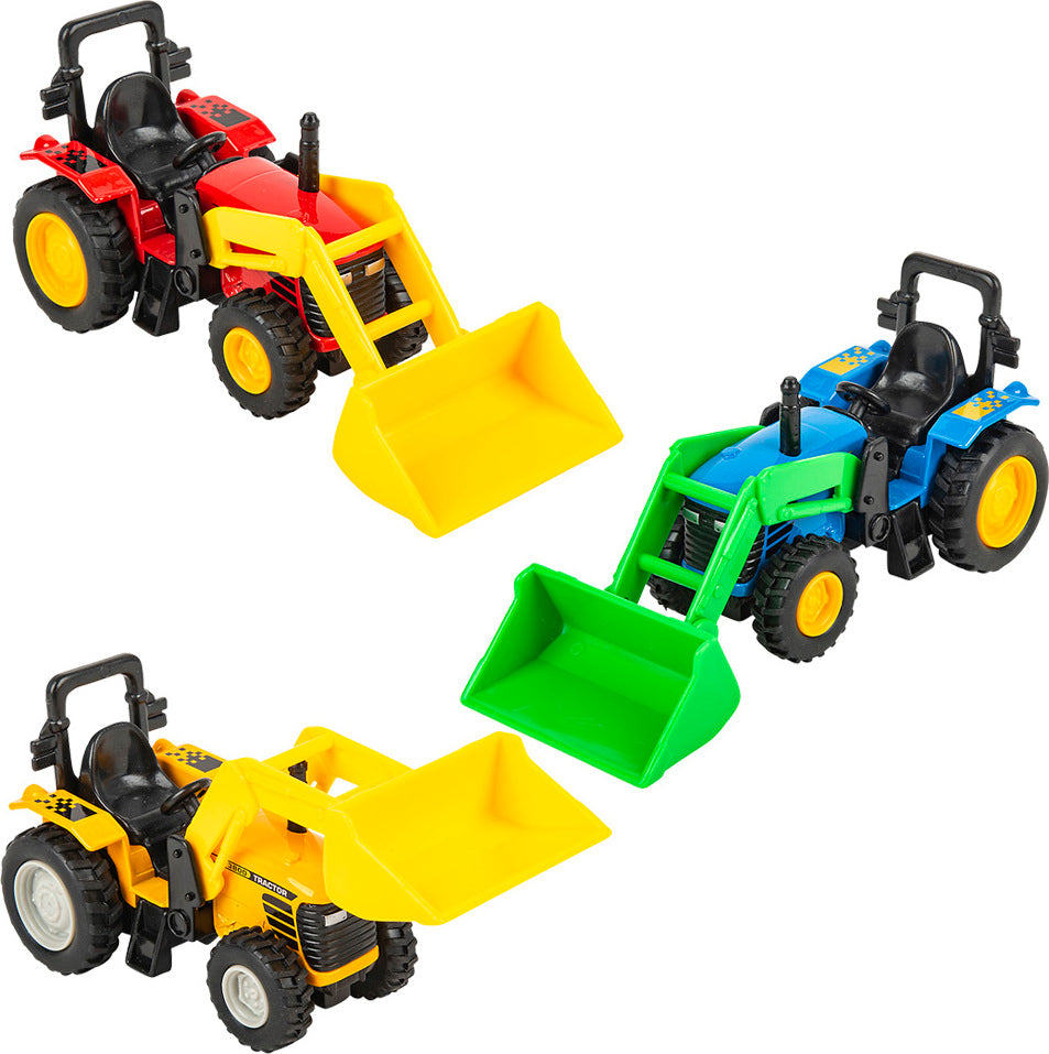 6" Die-cast Scoop Tractor