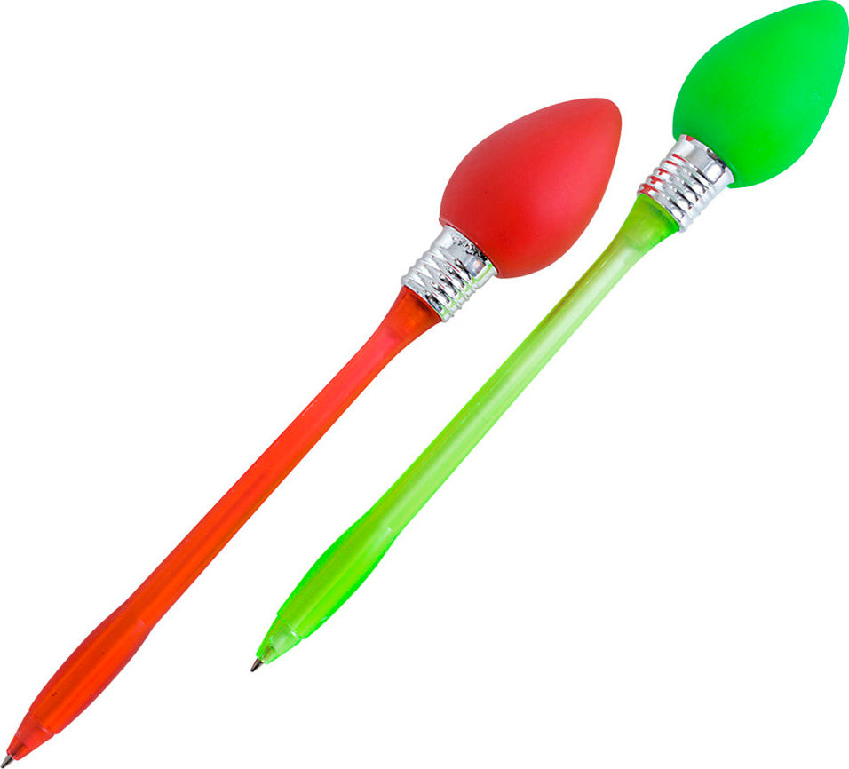 Light-up Christmas Bulb Pen